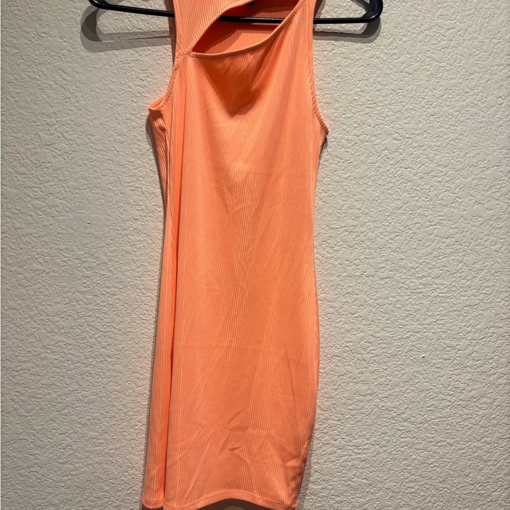 H&M Sleeveless Coral Mini Dress